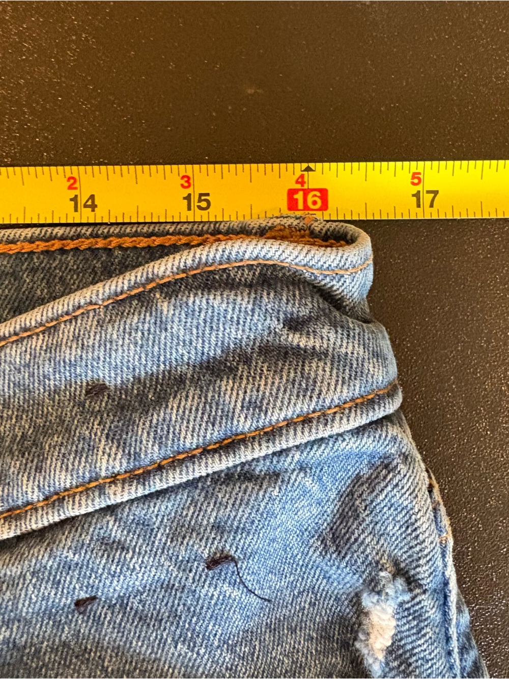 Abercrombie & Fitch 90s Straight Ultra-High Rise Denim Jeans Curvy Love 16 - Picture 11 of 12